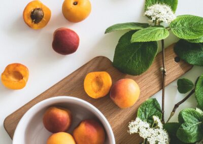 Abricots farcis aux  pistaches