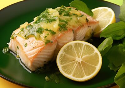 Papillote de poisson au citron vert