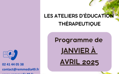 Le programme de janvier à avril 2025 est en ligne !