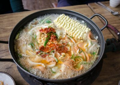 One pot pasta au poulet et légumes d’hiver
